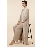 Mink Brown – 3-Piece Premium Gown Set