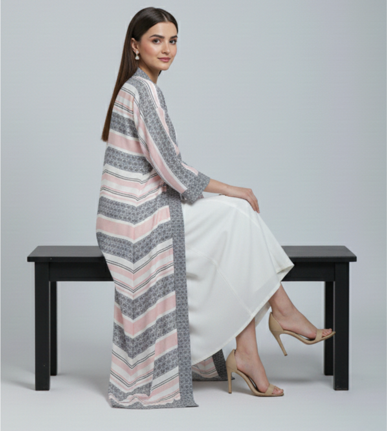 Blush Harmony – 2-Piece Premium Gown Set