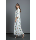 Ivory Mandala – 2-Piece Premium Gown Set