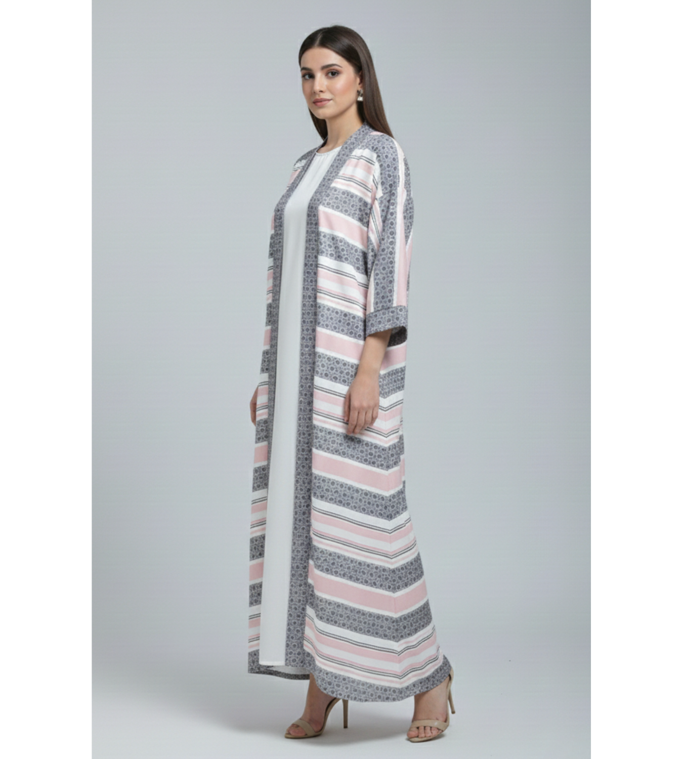 Blush Harmony – 2-Piece Premium Gown Set