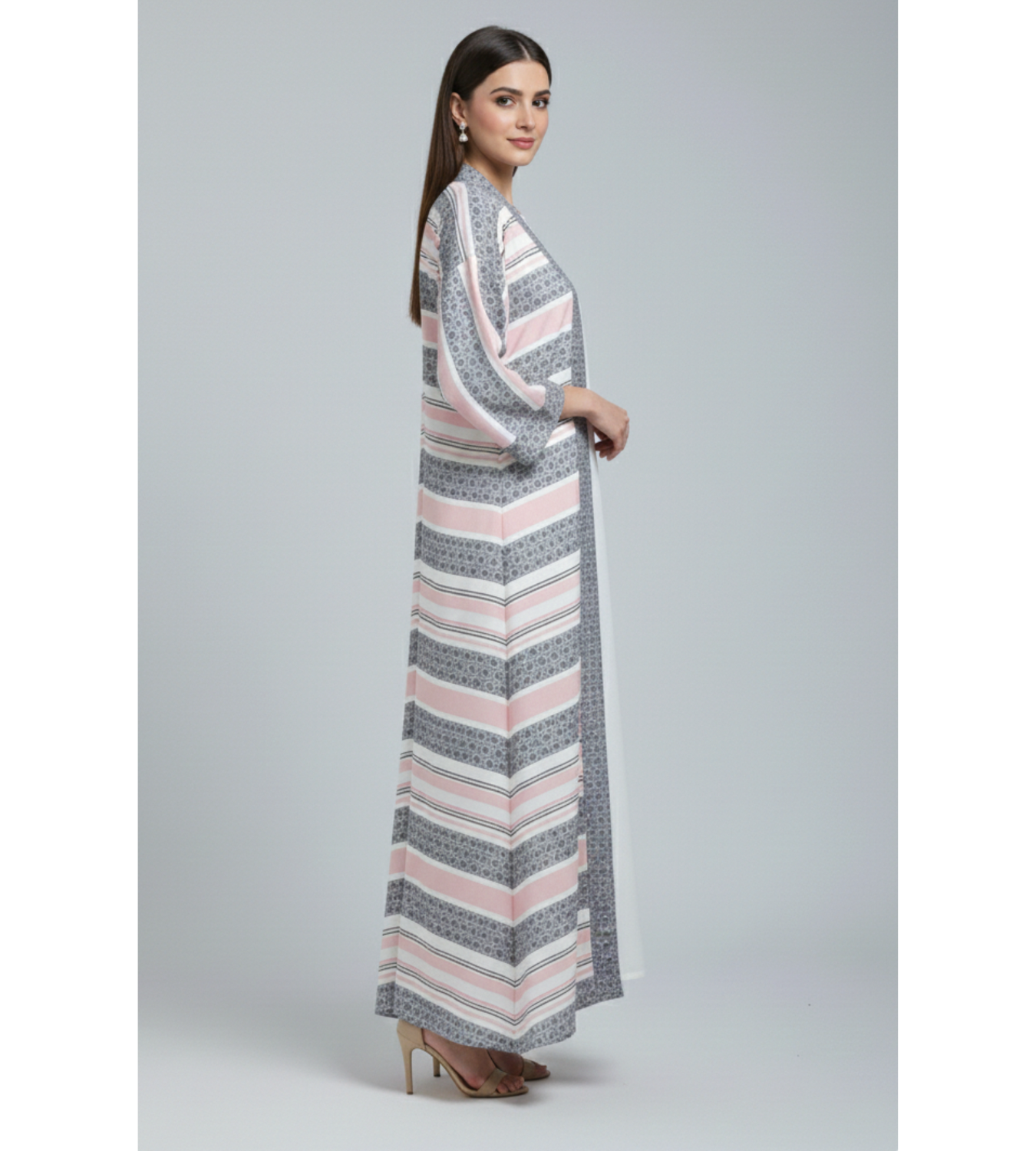 Blush Harmony – 2-Piece Premium Gown Set