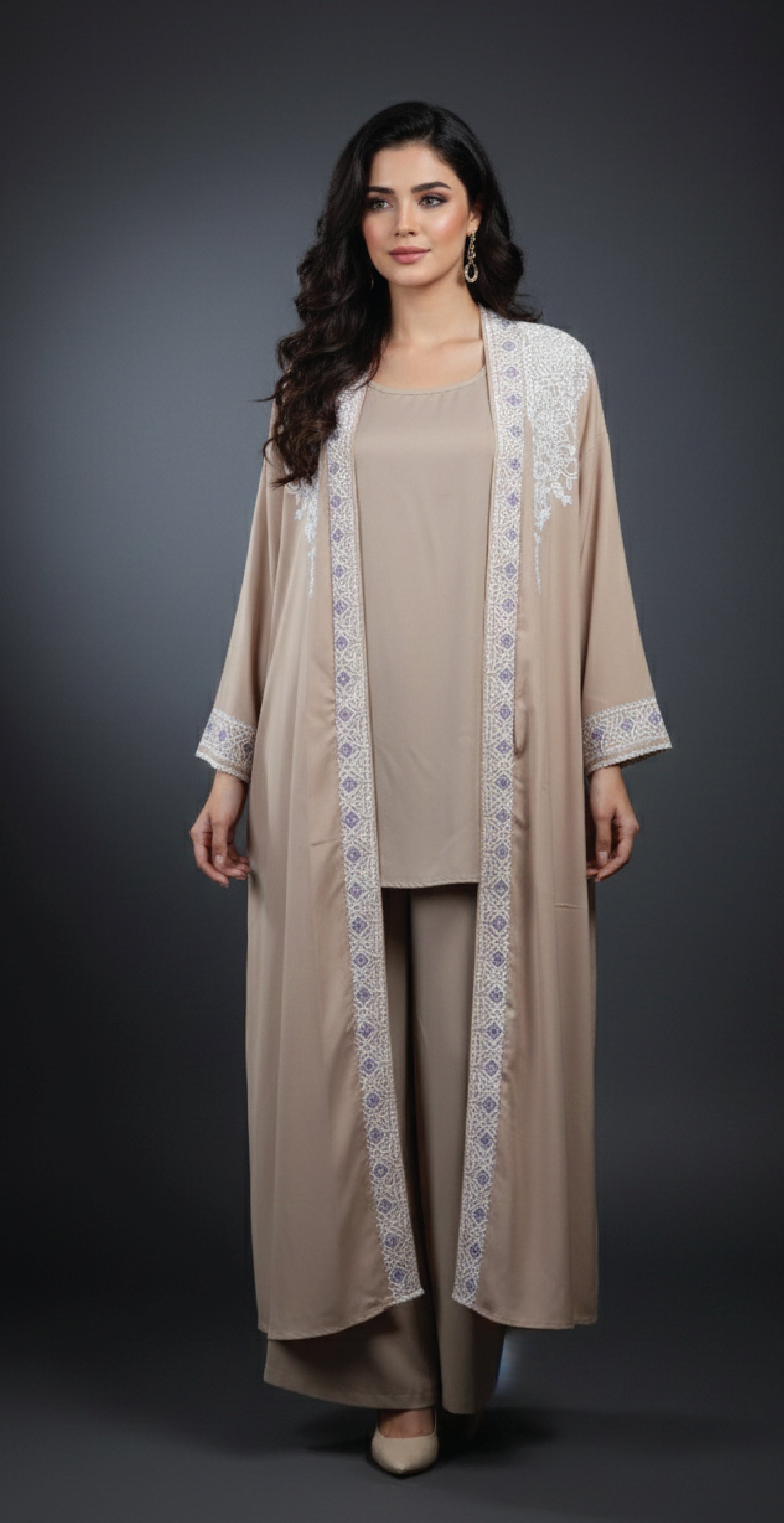 Abeer Al Ward Three Piece Cord Set