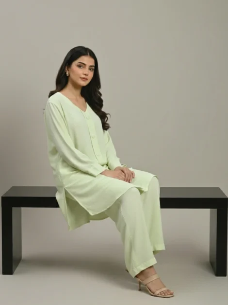 Lime Sorbet – Premium 2 Piece Modest Cord Set