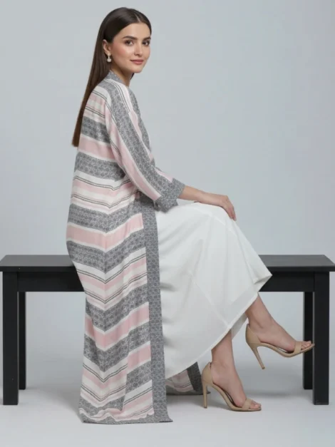 Blush Harmony – 2-Piece Premium Gown Set